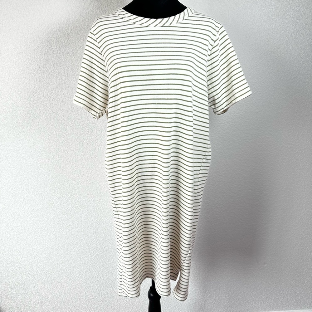 Buffalo David Bitton Striped Knit‎ T-Shirt Dress Size Large